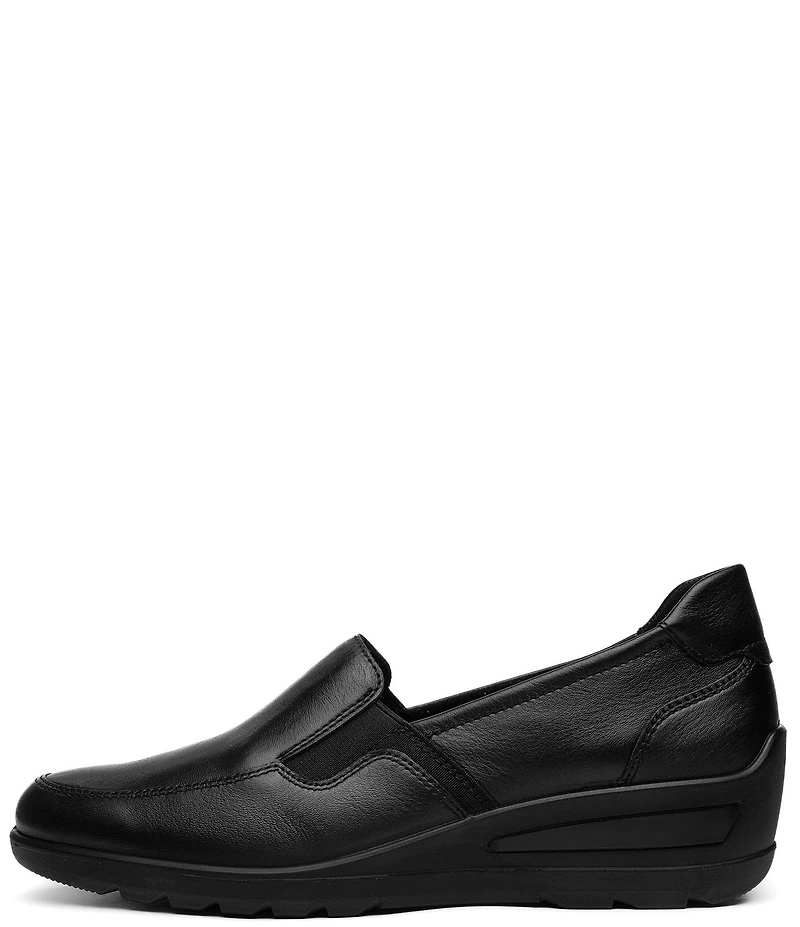 ara Zen Leather Wedge Loafers