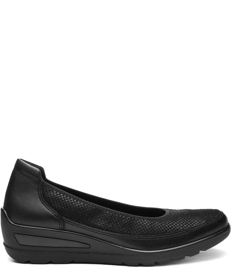 ara Zinnia Leather Slip On Wedges
