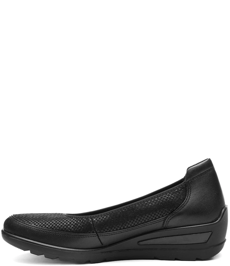 ara Zinnia Leather Slip On Wedges