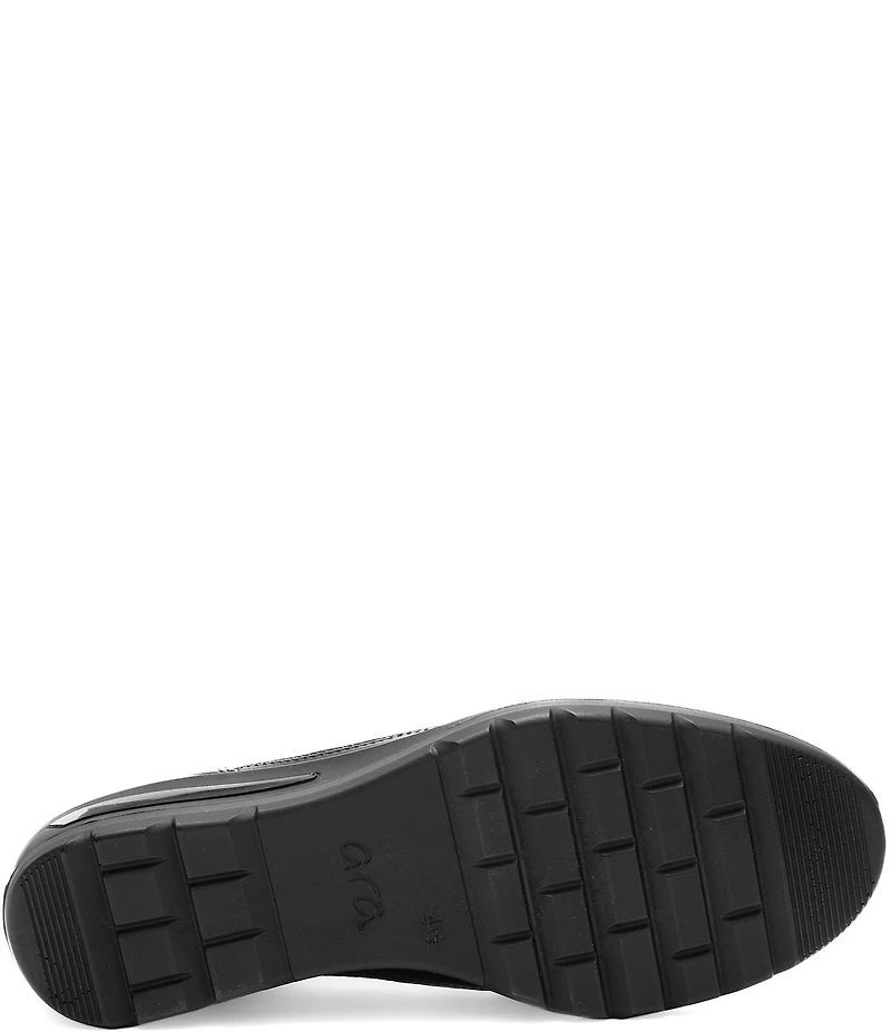 ara Zinnia Leather Slip On Wedges