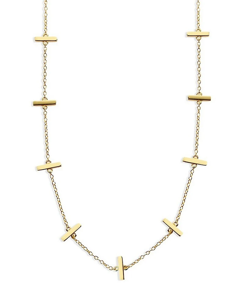 Argento Vivo Bar Station Choker Necklace