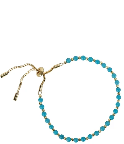 Argento Vivo Beaded Adjustable Line Bracelet