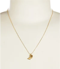 Argento Vivo Butterfly Charm Short Pendant Necklace