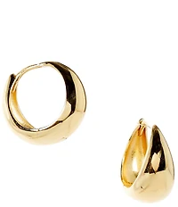 Argento Vivo Chubby Huggie Hoop Earrings