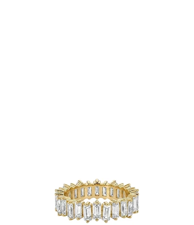 Argento Vivo CZ Baguette Band Ring