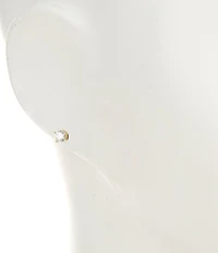 Argento Vivo CZ Cross Short Pendant Necklace and Earring Set