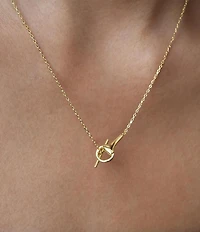 Argento Vivo Equestrian Short Pendant Necklace