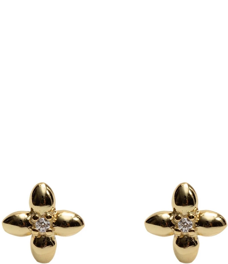 Argento Vivo Floret Stud Earrings