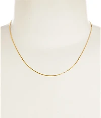 Argento Vivo Herringbone Chain Necklace