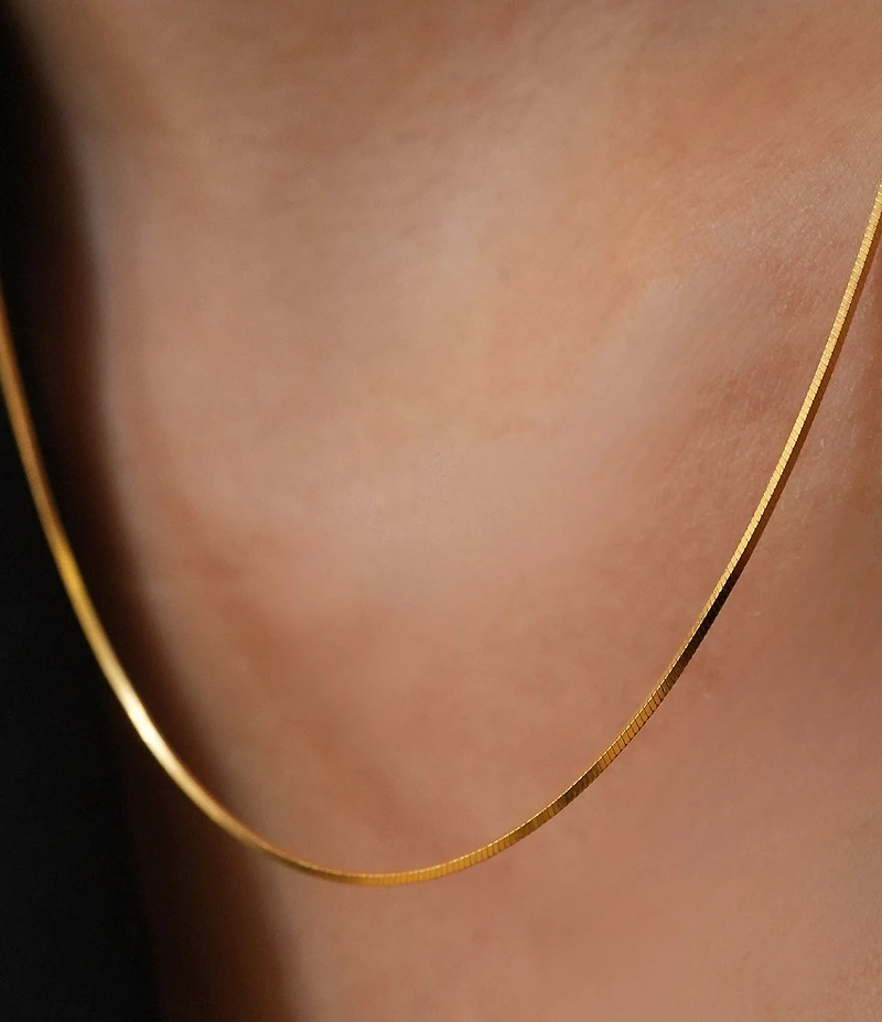 Argento Vivo Herringbone Chain Necklace