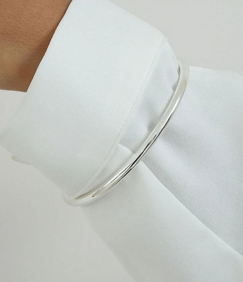 Argento Vivo High Polish Bangle Bracelet