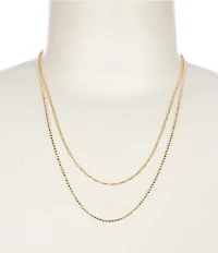 Argento Vivo Layered Figaro Short Multi-Strand Necklace