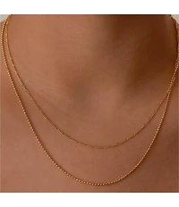 Argento Vivo Layered Figaro Short Multi-Strand Necklace