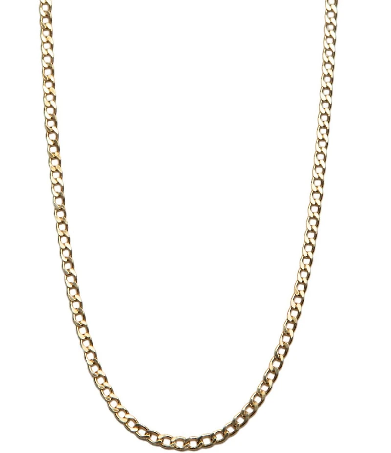 Argento Vivo Mini Textured Link Chain Necklace