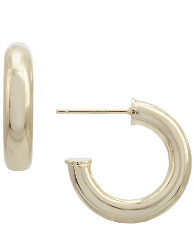 Argento Vivo Mini Tube Hoop Earrings