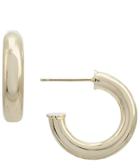 Argento Vivo Mini Tube Hoop Earrings