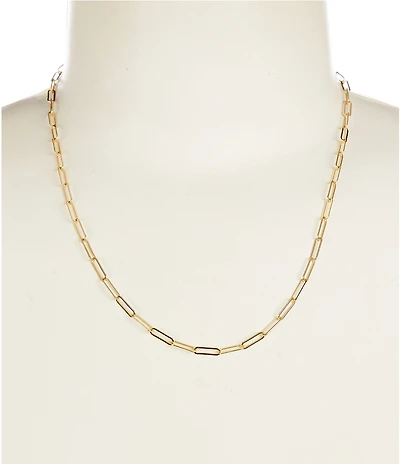 Argento Vivo Paperclip Chain Necklace