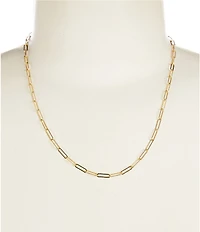 Argento Vivo Paperclip Chain Necklace