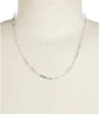 Argento Vivo Paperclip Chain Necklace