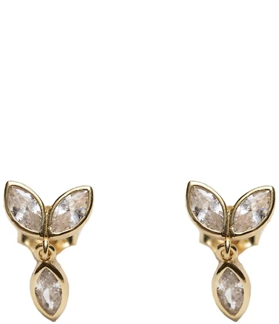 Argento Vivo Petite Teardrop CZ Drop Earrings
