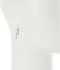 Argento Vivo Polished Hoop Earrings