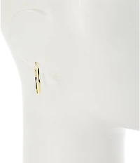 Argento Vivo Polished Hoop Earrings