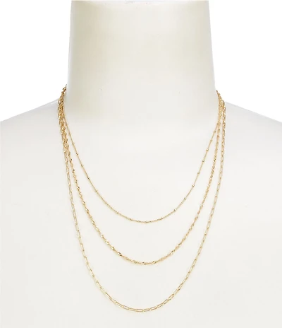 Argento Vivo Pre Layered Short Multi Strand Necklace