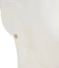 Argento Vivo Small Baguette Stud Earrings