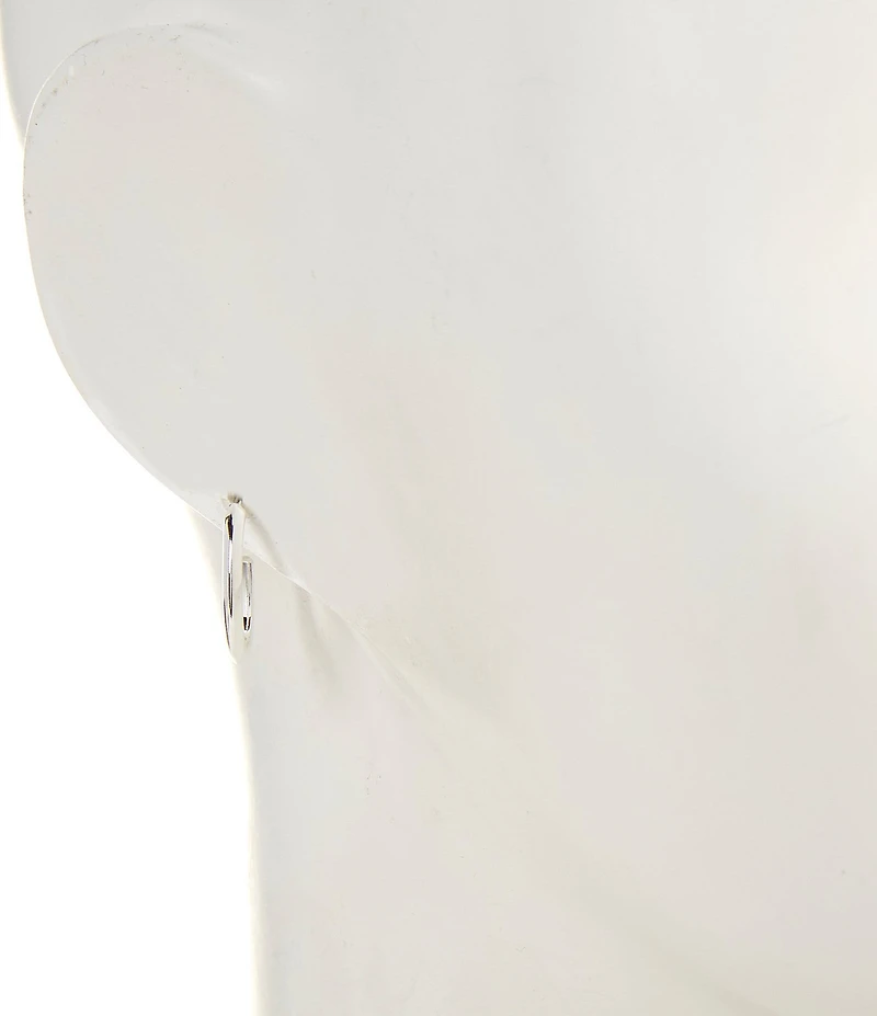 Argento Vivo Small Crescent Hoop Earrings