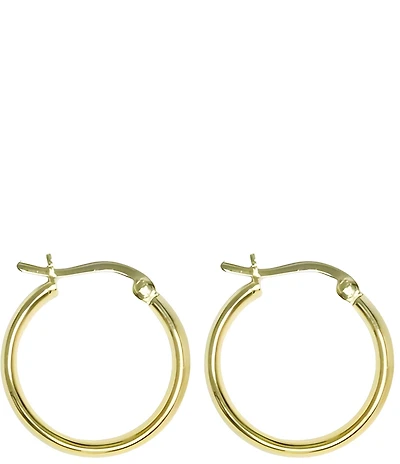 Argento Vivo Small Curve Hoop Earrings