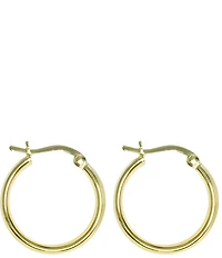 Argento Vivo Small Curve Hoop Earrings