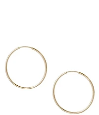 Argento Vivo Small Endless Sterling Silver Hoop Earrings