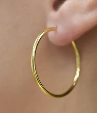 Argento Vivo Small Endless Sterling Silver Hoop Earrings