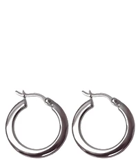 Argento Vivo Small Simple Hoop Earrings