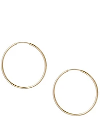 Argento Vivo Sterling Silver Medium Endless Hoop Earrings