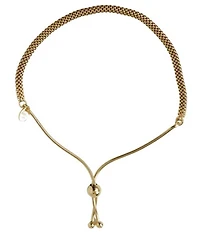 Argento Vivo Sterling Silver Mesh Slider Adjustable Bracelet