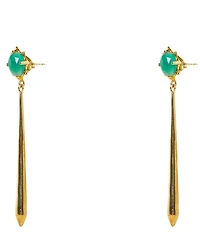Argento Vivo Stone Linear Earrings