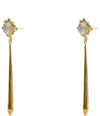 Argento Vivo Stone Linear Earrings