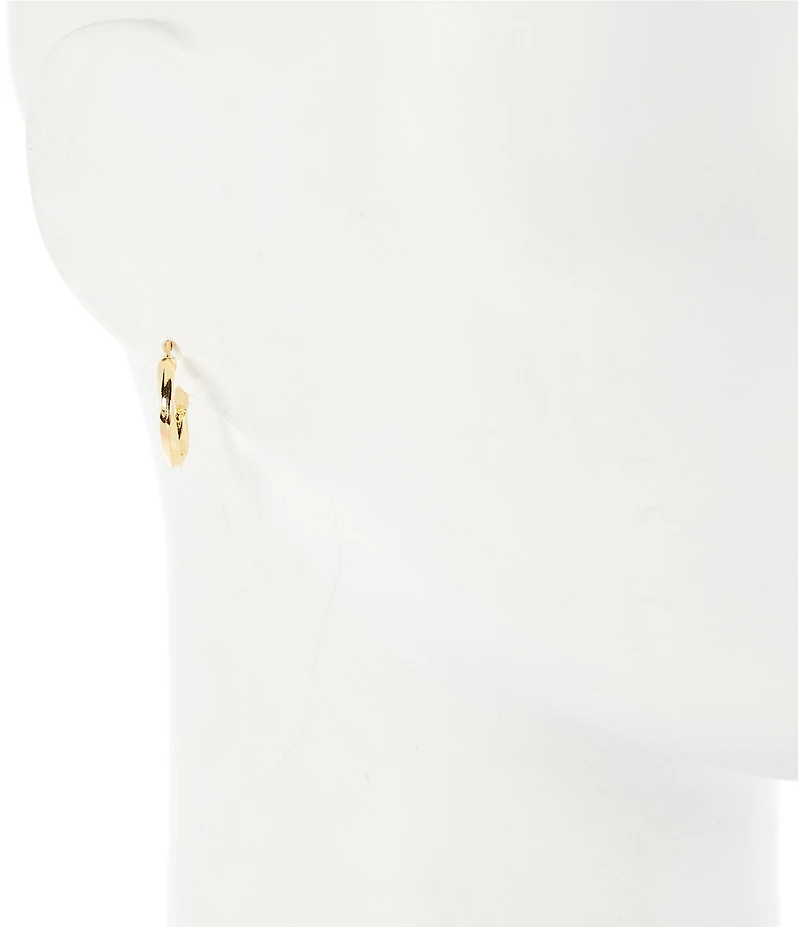 Argento Vivo Textured Hoop Earring Set