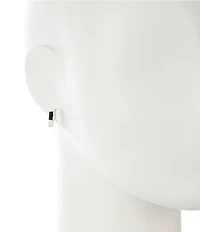 Argento Vivo Thick Hoop Earrings