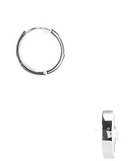 Argento Vivo Thick Hoop Earrings