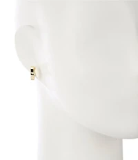 Argento Vivo Thick Hoop Earrings