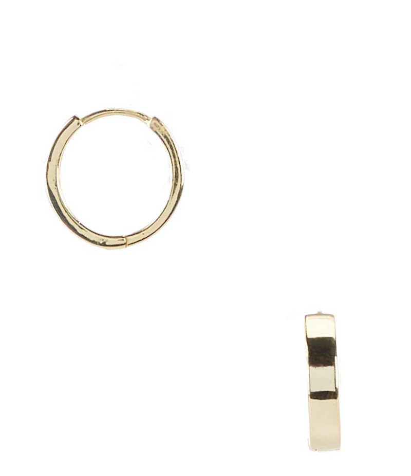 Argento Vivo Thick Hoop Earrings