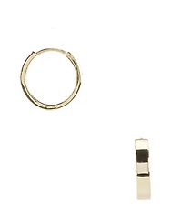 Argento Vivo Thick Hoop Earrings