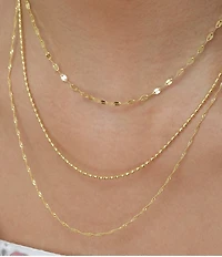 Argento Vivo Triple Layer Chain Short Multi Strand Necklace