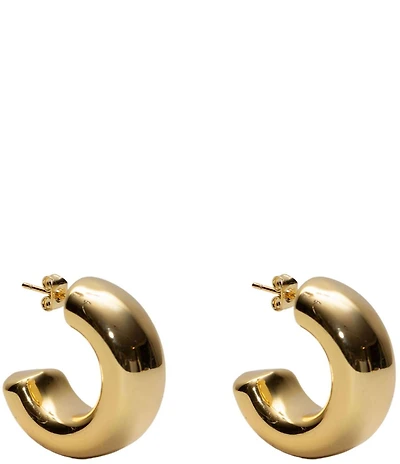 Argento Vivo Tube Hoop Earrings