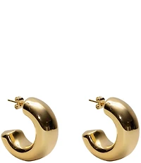 Argento Vivo Tube Hoop Earrings