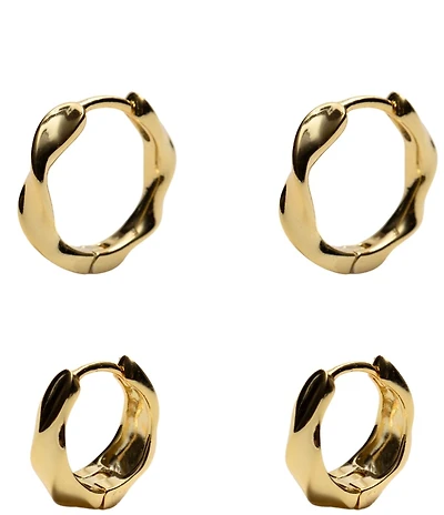 Argento Vivo Twisted Hoop Earring Set