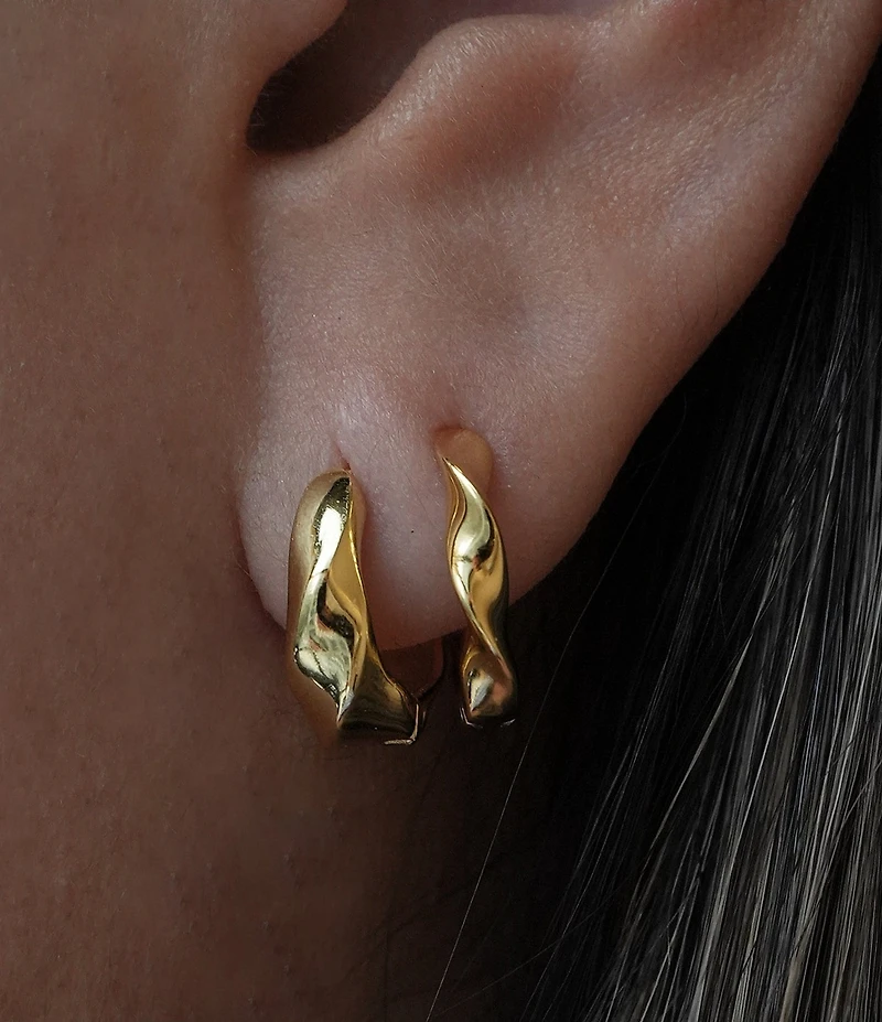 Argento Vivo Twisted Hoop Earring Set