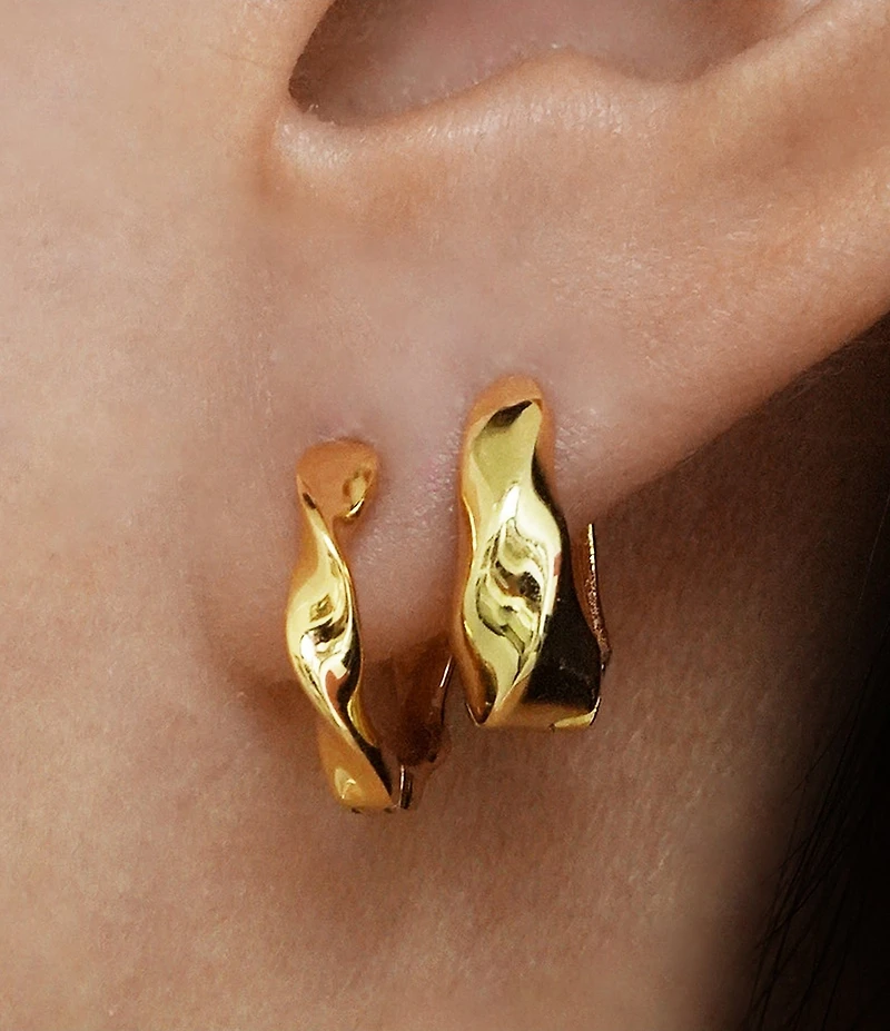 Argento Vivo Twisted Hoop Earring Set